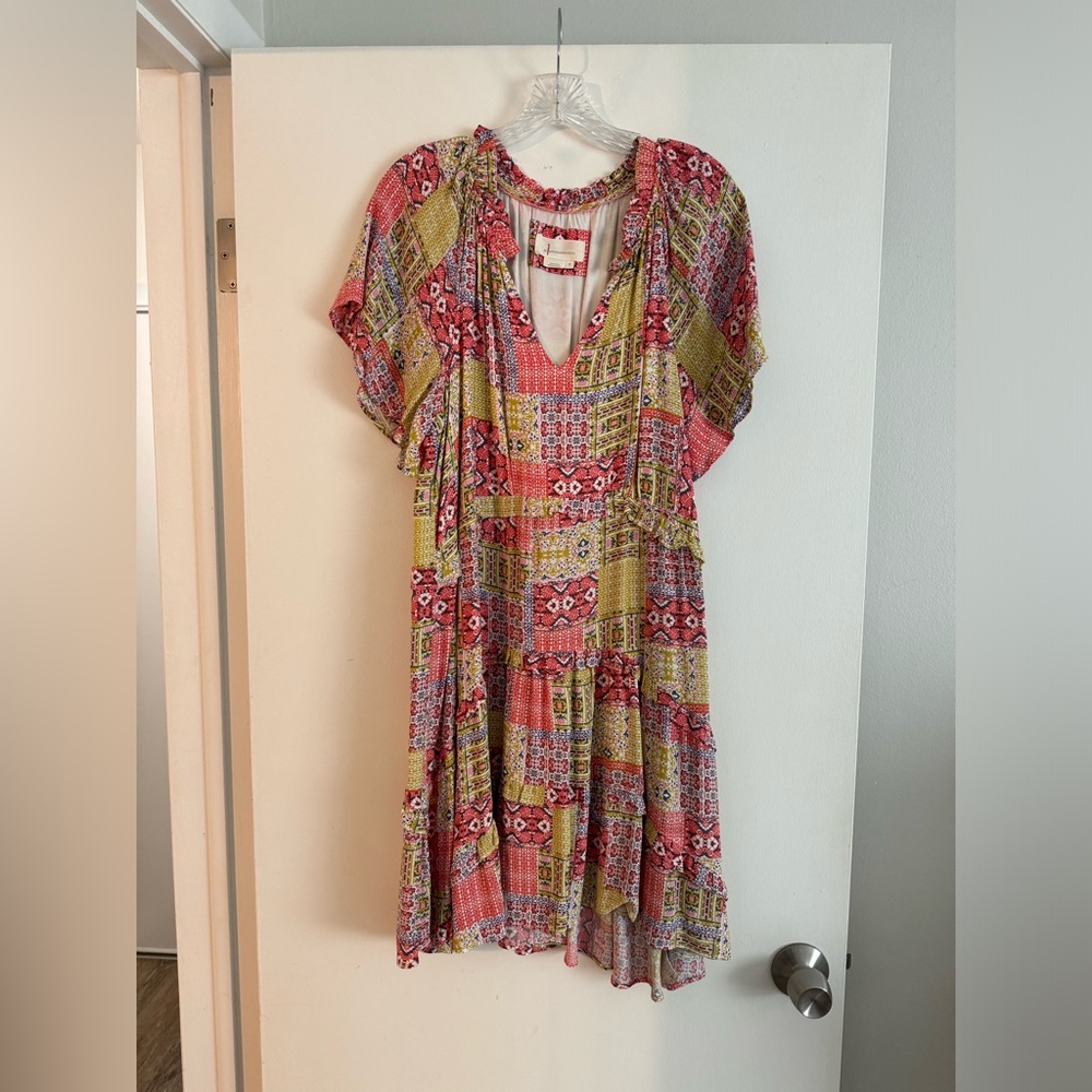Anthropologie x Maeve Patchwork Dress